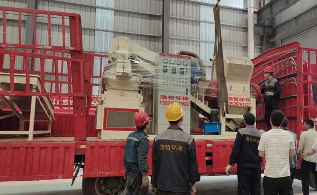 600-2型干式銅米機(jī)發(fā)往山東